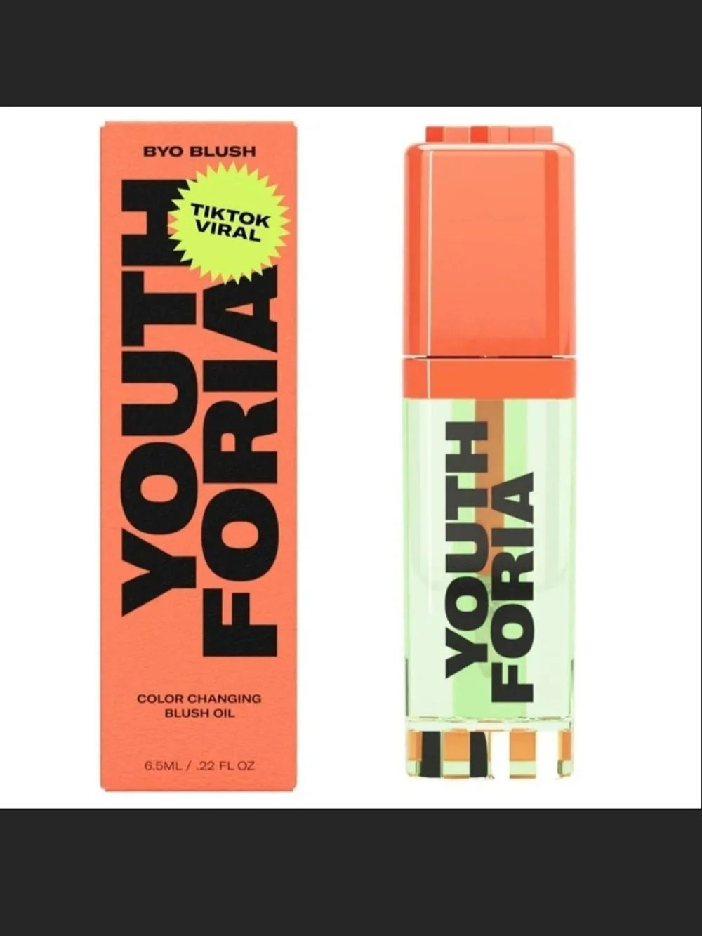 Youthforia BYO Blush Color Changing Blush Oil 6.5 mL New in Box
